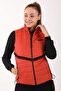 Regular Women's Mock Neck Tile Vest - 3