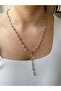 Geometric Heart Y Steel Necklace - 3