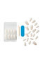 Salon Acrylic Nude Nails Leilani Coffin Shape Kan07c 2s - 5