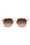 Brown Lens, Cream Framed Women's Sunglasses AE0039C19 - 6