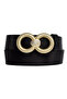 100% Genuine Leather, Gold Buckle 4 Cm Black Women's Belt; Jeans, Sports Belt=an-byn-78.gold. endless.new