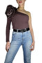 100% Genuine Leather, Black Nickel Buckle 4 Cm Black Women's Belt; Jeans, Sports Belt=an-byn-70.nickel - 2