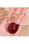 Apple Keychain, Bag Ornament, Bag Accessory, Car Ornament - 5