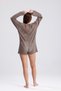 Women's Knitwear Knitted Jumpsuit Openwork Pattern Detailed Beach Dress - 2