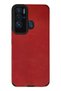 Tecno Pova Neo Case Loop Leather Silicone - Red Zngzr