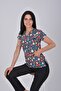 Unisex Doctor Nurse Jersey New Year Patterned Lycra Single Top Scrubs Jersey