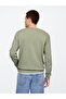 Men's Green Logo Fleece Sweatshirt - 4