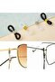Eyeglasses Strap Clip, Glasses Rope Rubber and Hearing Aid Glasses Connecting Rubber 100Pcs - 2