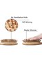 Wet Hair Brush Bamboo Detangling Brush Natural Wooden Paddle Organic Brush for Women Men Kids - 6