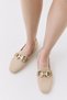 Beige Women's Loafer Shoes 01Ayy 307870 A310 - 2