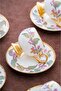 Orville Pink Set of 6 Porcelain Turkish Coffee Cups - 100 ml - 2