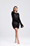 Women's Knitted Openwork Beach Dress - 4