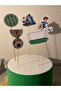 Football Themed Birthday Cake Topper Birthday Decoration - 2
