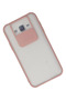 Samsung Galaxy J7 Case Palm Frosted Camera Sliding Silicone - Pink Zngzr - 3