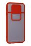 Samsung Galaxy J7 Pro / J730 Case Palm Frosted Camera Sliding Silicone - Red Zngzr - 3