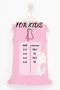 Girl's Fuchsia Sleeveless Cotton Dress - Floral Patterned Dress with Ruffled Hem - 5