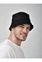 Double Layer Summer Fabric Bucket Hat, Men's and Women's Plain Fisherman Bucket Hat, Unisex Black-Blue - 6