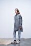 Oversize Striped Shirt Black - 4