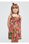3-9 Years Old Girl's Voile Dress with Headband Pink