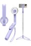 Kablosuz Bluetooth Selfie Çubuğu MagSafe Tripod/60 cm Uzatılabilir MagFit S571W Lavender - AMP07658