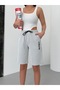 Women's Striped Combed Cotton Relaxed Cut Women's Shorts