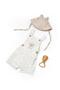Muslin Salopet with Baby Hat, 100% Cotton, Baby and Newborn - Csym7106