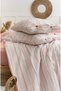 Harmony Hues Yarn-Dyed Natural Double Duvet Cover Set (Elastic Bed Sheet) - 2