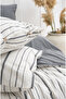 Harmony Hues Yarn-Dyed Natural Single Duvet Cover Set (Fitted Sheet) - 2