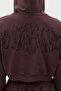 Logo Hooded Relaxed Fit Crop Sweat Sweat Lb23Fwfrwfuhd - 6