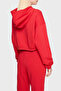 Cotton Crop Fit Hooded Sweat Sweat Lb24Fwessfuhd - 3