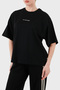 100% Cotton Oversize Fit Crew Neck Logo t Shirt t Shirt Lbnoosessfuts - 5
