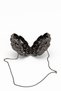 Women's Mirror Flower Model Evening Dress and Special Occasion Portfolio Chain Strap Evening Dress Bag - 3