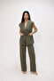 Aller Detailed Belted Vest