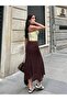 تنورة مبطنة بقصة غير متماثلة - 5
