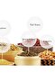 15pcs Clear Blank Acrylic Cake Toppers, 10cm DIY Round Picks for Wedding Birthday Cake Decoration - 8