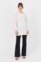 Natural Leaf Patterned Pearl Shirt 4660A - 2
