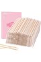 500 Pics Orange Wood Stick Cuticle Pusher Wooden Cuticle Remover with Double Sided