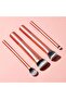 Face Base Makeup Brush Kit, For Concealer, Foundation, & Contour, Works With Liquid, 4 Piece Set - 5