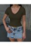 V Neck Camisole Woven Cotton Fabric Women's Blouse
