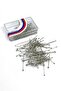 Bulk Needle Silver Gray 100 Pieces - Scarf and Shawl Needle Multi-Purpose Engagement Wedding Circumcision Jewelry Needle - 7