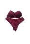 Women's Lacy and Padded Underwear Bra Panty Set - 3