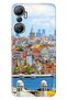 Case for Infinix Hot 20 (X6826C) Patterned Printed Flexible Silicone Cover Istanbul