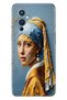 Oneplus 9 Case Patterned Silicone Colorful Tpu Uv with Pearl Earrings