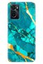 Oppo A76 Case Colorful Special Themed Patterned Silicone Tpu Stock Prague Marble