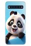 Tcl 10L Case Printed 6.53&Quot; Silicone Colorful Painted Back Cover Panda
