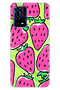 Oppo A55 4g Case Colorful Special Themed Patterned Silicone Tpu Stock Strawberry