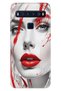 Tcl 10L Case Printed 6.53&Quot; Silicone Colorful Pictorial Back Cover Lady