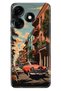 Tecno Spark 10 4g - 10C Case Colorful Custom Drawing Flexible Silicone Cuba