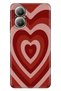 Realme 12 Lite Case Colorful Rubber Printed Patterned Silicone Tpu Matte Heart