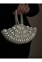 Damla Oyster Model Pearl Bead Bag - Evening Dress Bag - Pearl Bag - Hand Bag - Bead Bag - 7